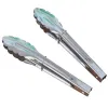 Stainless steel 9-inch bread tongs, barbecue tongs, kitchen food tongs, multi-functional steamed bun tongs, cold dish food tongs Item Picture